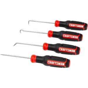 Craftsman Precision Hook & Pick Bi-Material 4-Piece Screwdriver Set: $7