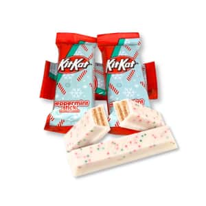 KitKat Kit Kat Peppermint Stick Snack Size Candy Bar 5-lb Bag: $25