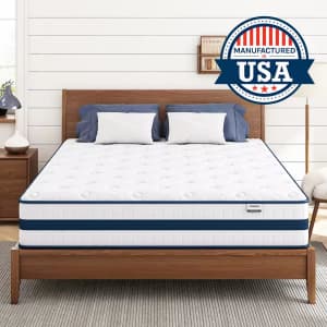 Maxzzz 10" Queen Hybrid Memory Foam Mattress: $101.29 Maxzzz 10" Queen Hybrid Memory Foam Mattress: $101.29