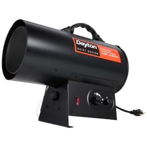 Dayton Quiet Portable Gas Torpedo Heater: $80