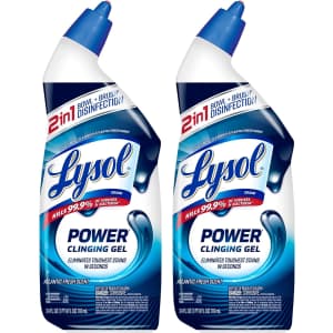 Lysol Power Toilet Bowl Cleaner Gel 2-Pack: $4.08 via Sub. & Save