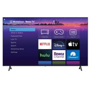 Westinghouse 75" 4K Ultra HD Smart Roku TV: $400 Westinghouse 75" 4K Ultra HD Smart Roku TV: $400