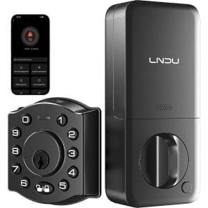 LNDU Smart Keyless Door Lock with WiFi: $39.99