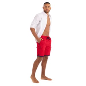 U.S. Polo Assn. Men's UPF 50+ Cargo Swim Trunks: $7.65