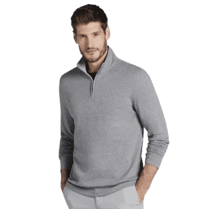 Jos. A. Bank Men's Big & Tall Tailored Fit 1/4-Zip Pullover: $9.99