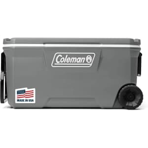 Coleman 100-Qt. Classic Series Insulated Portable Rolling Cooler: $82 w/ Prime