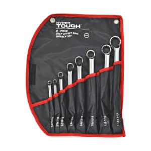 Hyper Tough 8-Piece SAE Deep Offset Ring Wrench Set: $11 Hyper Tough 8-Piece SAE Deep Offset Ring Wrench Set: $11