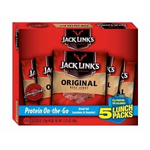 Jack Link's Beef Jerky 5-Pack: $6.34