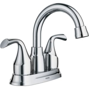 Moen Idora Two-Handle Centerset Bathroom Faucet: $52