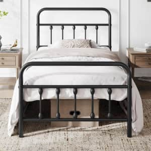 Yaheetech Classic Metal Platform Twin Bed Frame: $74.69 Yaheetech Classic Metal Platform Twin Bed Frame: $74.69