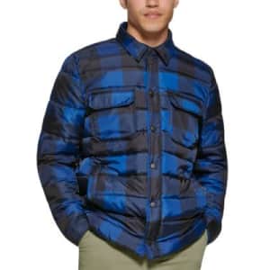 Bass Outdoor Men's Mission Quilted Puffer Shirt Jacket: $29.70