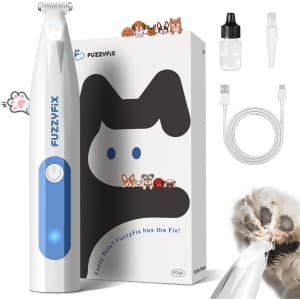 FuzzyFix Dog Paw Trimmer w/ LED Light: $7