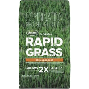 Scotts Turf Builder 4-lb. Rapid Grass Bermudagrass Combination Seed and Fertilizer: $36