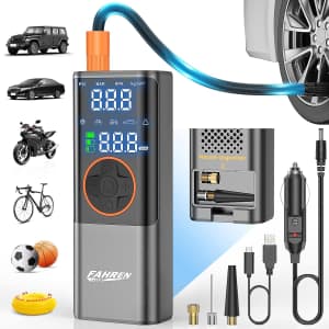Fahren 150-PSI Portable Air Compressor with Digital Gauge: $11.19 Fahren 150-PSI Portable Air Compressor with Digital Gauge: $11.19