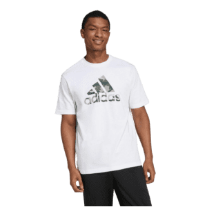 adidas Men's Camo Badge of Sport Graphic Tee: $9.60