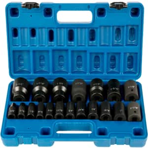 Vevor 19-Piece 1/2" Impact Socket Set: $26 Vevor 19-Piece 1/2" Impact Socket Set: $26
