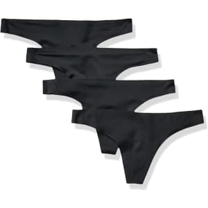 Amazon Essentials Women's Seamless Breathable Thong Underwear 4-Pack: $4.96