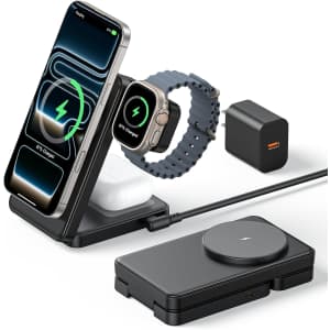 3 in 1 Magnetic Charging Station 15W Wireless Charger: $20.78 3 in 1 Magnetic Charging Station 15W Wireless Charger: $20.78