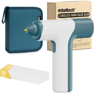 Romech Cordless Hot Glue Gun Kit: From $20