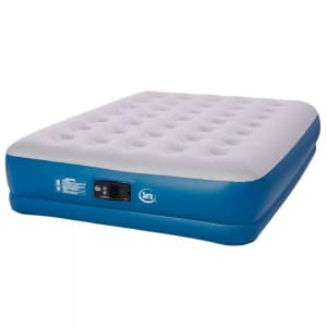 Serta 16" Raised Inflatable Queen Air Mattress: $38
