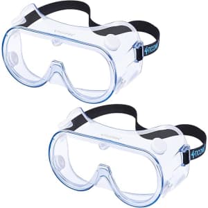 Ticonn Anti-Fog Safety Goggles 2-Pack: $10.49 Ticonn Anti-Fog Safety Goggles 2-Pack: $10.49