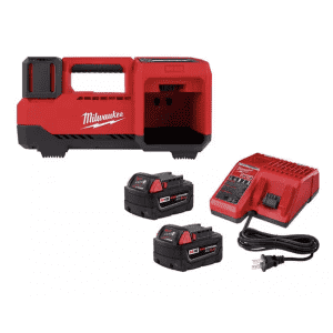 Milwaukee M18 18-Volt Lithium-Ion Cordless Inflator w/ 2x 5.0Ah Batteries and Charger: $199 Milwaukee M18 18-Volt Lithium-Ion Cordless Inflator w/ 2x 5.0Ah Batteries and Charger: $199