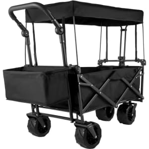 SucceBuy Folding Wagon w/ Canopy: $57.95