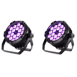 DMX 18-LED Stage Light 2-Pack: $150.69