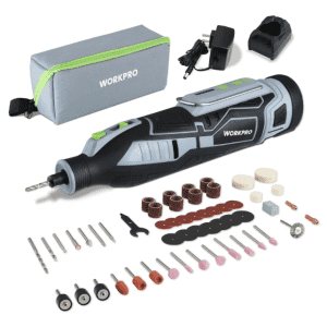 WorkPro 12V Cordless Rotary Tool Kit: $36