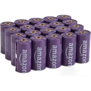 Amazon Basics 300-Count Premium Lavender Scented Standard Dog Waste Bags: $5.39