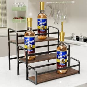3-Tier Coffee Syrup Rack: $15