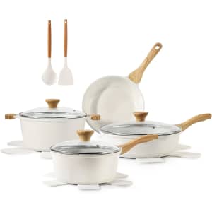 Sensarte 13-Piece Nonstick Ceramic Cookware Set: $66