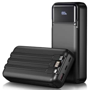 49,800mAh Portable Power Bank: $20