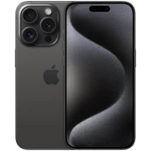 Refurb Unlocked Apple iPhone 15 Pro 256GB Smart Phone: $443.58