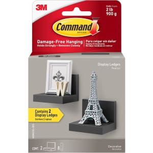 Command Display Ledges 2-Pack: $9.11