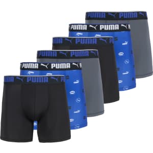 PUMA Men's Boxer Brief 6-Pack: $20