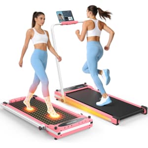 Ancheer Folding Treadmill: $179.49