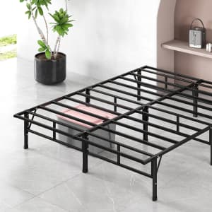 Zinus SmartBase Compack 14" King Mattress Foundation: $35