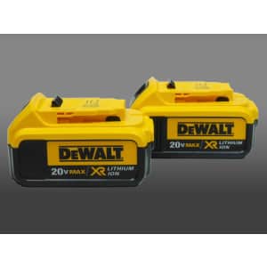 DeWalt 20V Lithium-ion Battery 2-Pack: $98.99
