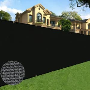 6x50-Foot Mesh Privacy Screen: $40