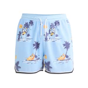 Bluey Men's Graphic Mesh Shorts: $6.04