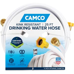 Camco TastePure 50-Foot RV Drinking Water Hose: $13