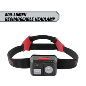 Hyper Tough 800-Lumen Rechargeable Headlamp: $14.97