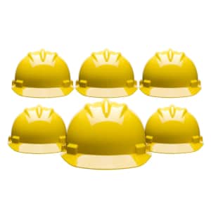 Bullard 4-Point Ratchet Suspension Cap Style Hard Hat 6-Pack: $28 Bullard 4-Point Ratchet Suspension Cap Style Hard Hat 6-Pack: $28