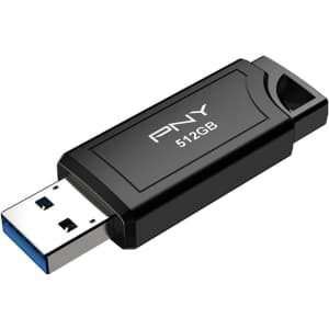 PNY 512GB Pro Elite V3 USB 3.2 Flash Drive: $56 PNY 512GB Pro Elite V3 USB 3.2 Flash Drive: $56