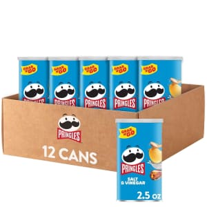 Pringles Grab n' Go 2.5-oz. Salt & Vinegar Chips 12-Pack: $7.14 via Sub & Save