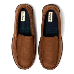 Dearfoams Men's Jason Moccasin Slippers: $9.99