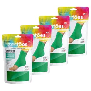 ZenToes Moisturizing Cotton Gel Heel Sock 8-Pack: $15 ZenToes Moisturizing Cotton Gel Heel Sock 8-Pack: $15