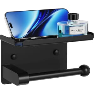 Toilet Paper Holder with Shelf: $6.99 w/ Prime