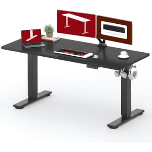Sanodesk Electric Height-Adjustable Standing Desk: $128.99